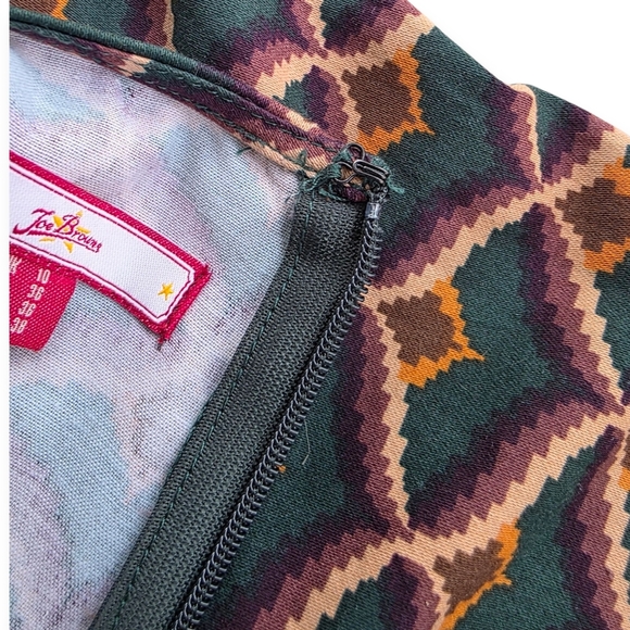 🌟 Joe Browns Geometric Fit & Flare Dress – UK 10 / US 6 🌟 - Picture 11 of 12